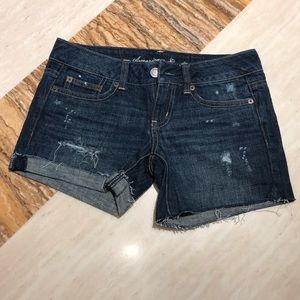 American Eagle Jean Shorts Size 0